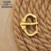 701217_5 Medieval Brass Buckle