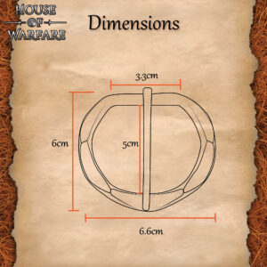Hand Forged Medieval Buckle