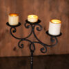 The Vintage Castle Large Hand Forged Candle Stand
