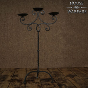 The Vintage Castle Large Hand Forged Candle Stand The Vintage Castle Large Hand Forged Candle Stand