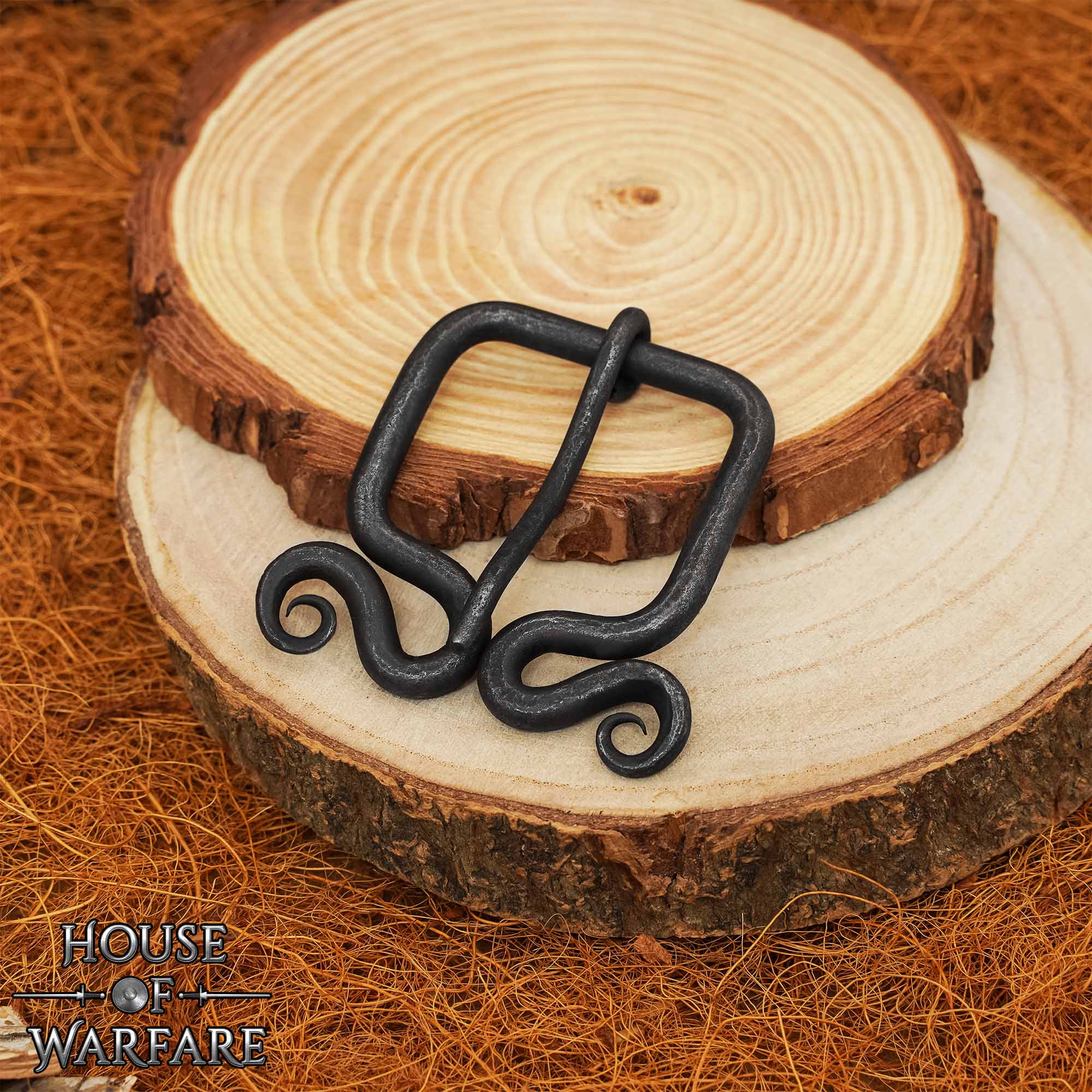 Medieval Iron Hand Forged Rustic Belt Buckle-701916 5 Hand Forged Rustic Belt Buckle