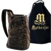 Mythrojan Viking Buffalo Horn Mug Tankard for Beer, Mead Mythrojan Viking Buffalo Horn Mug Tankard for Beer, Mead