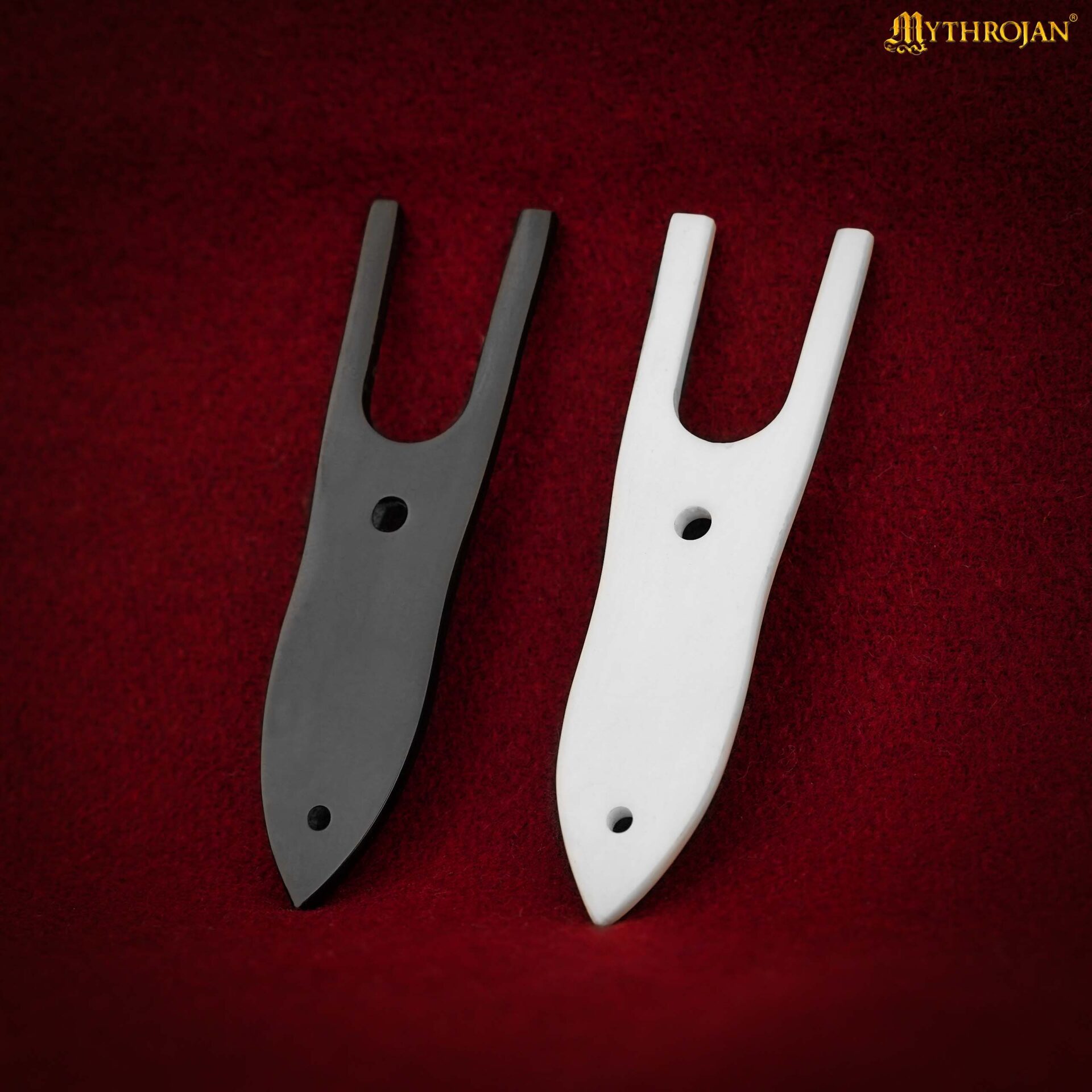 12th Century Medieval Horn Lucet-300214 1 Mythrojan Horn Lucet Fork