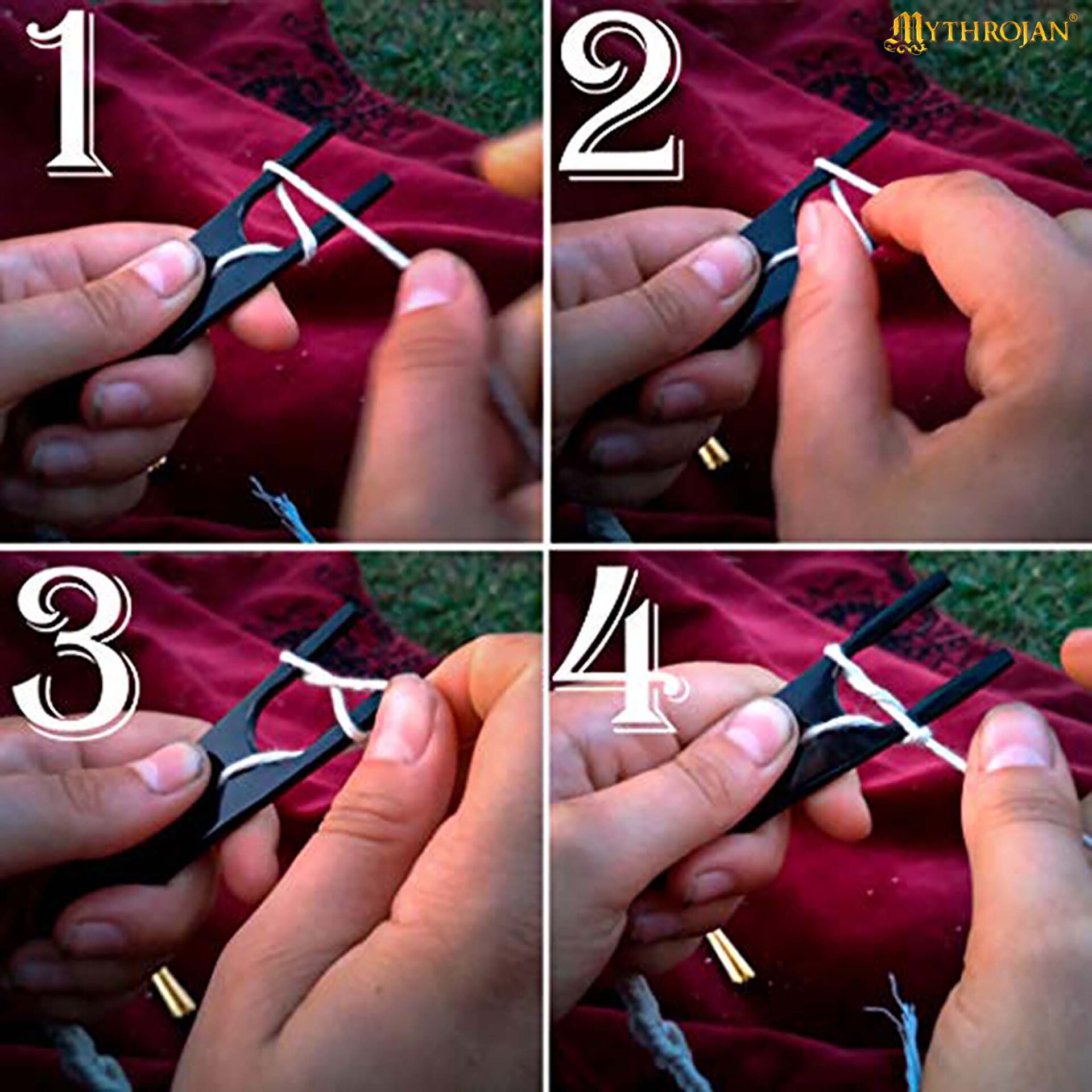 12th Century Medieval Horn Lucet-300214 5 Mythrojan Horn Lucet Fork