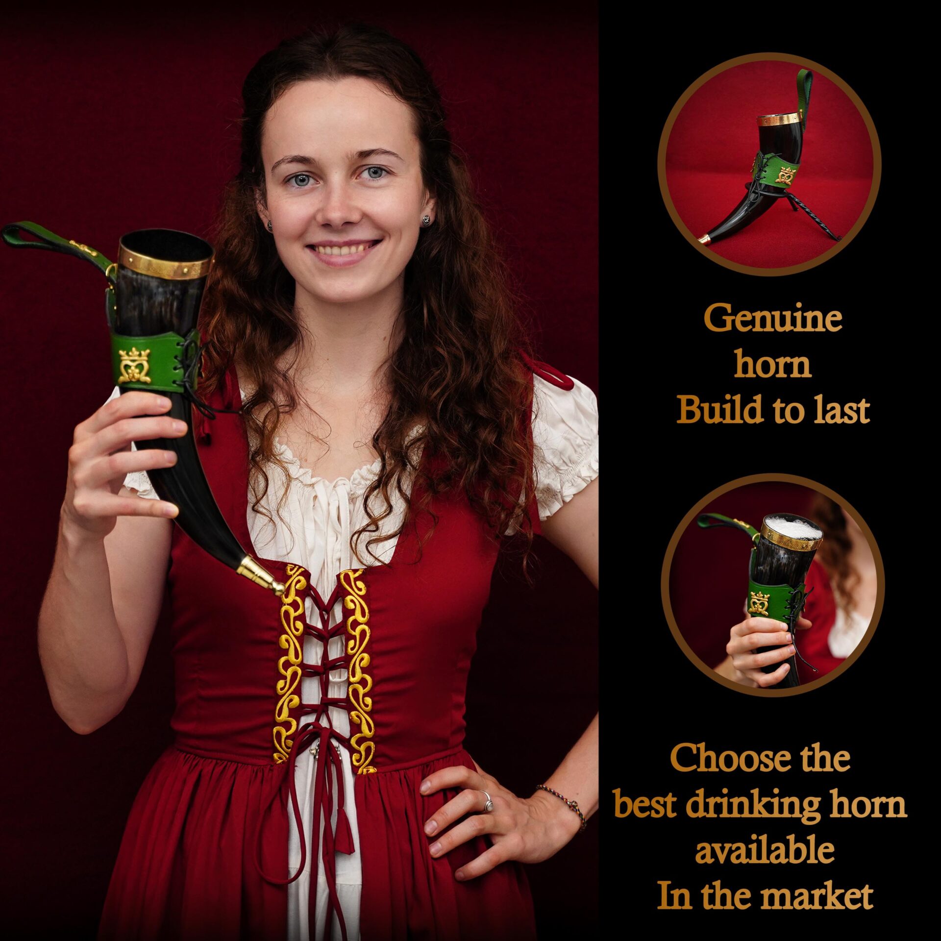 2+ Viking Drinking Horn