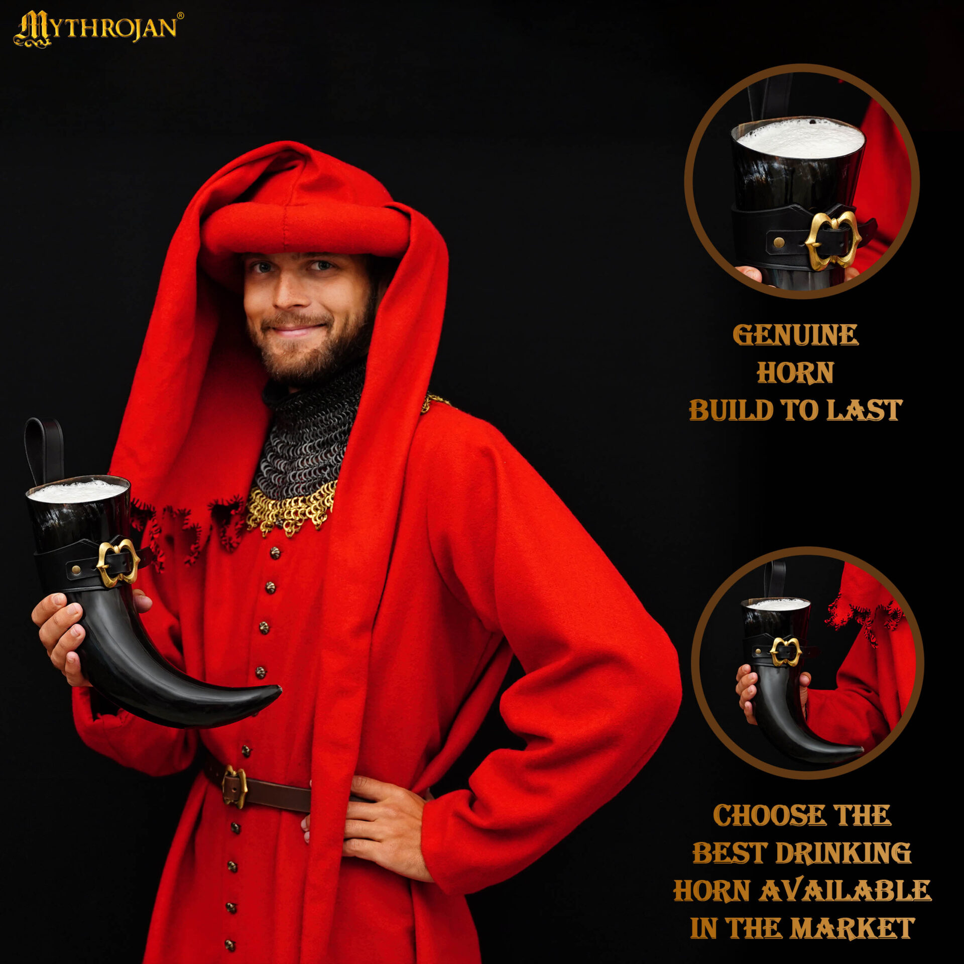 Viking Drinking Horn