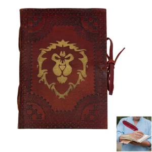 Lion Crest Leather Journal
