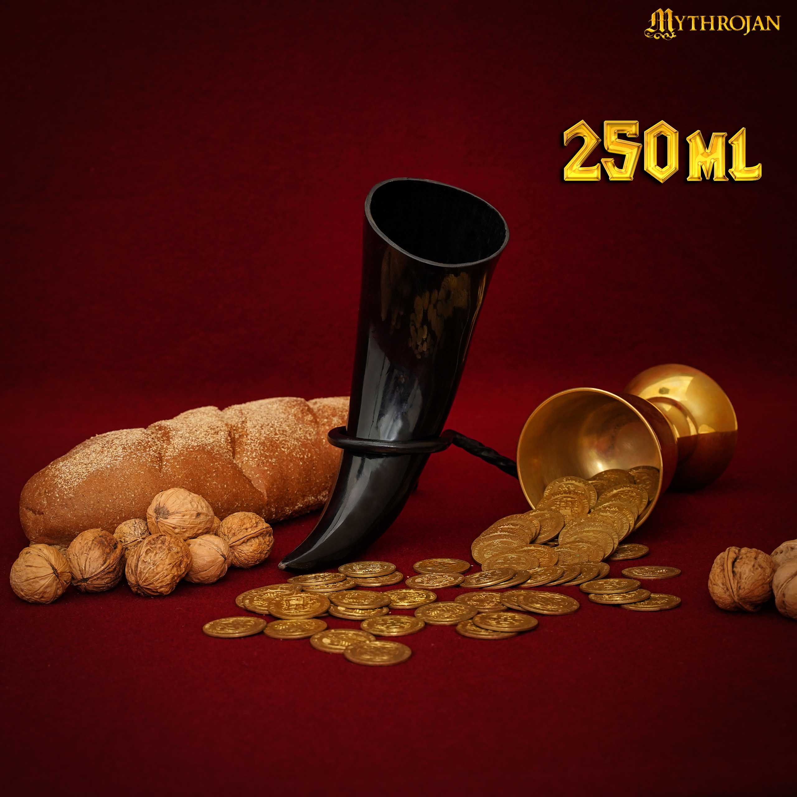 Mythrojan Viking Drinking Horn Viking Wine/Mead Mug