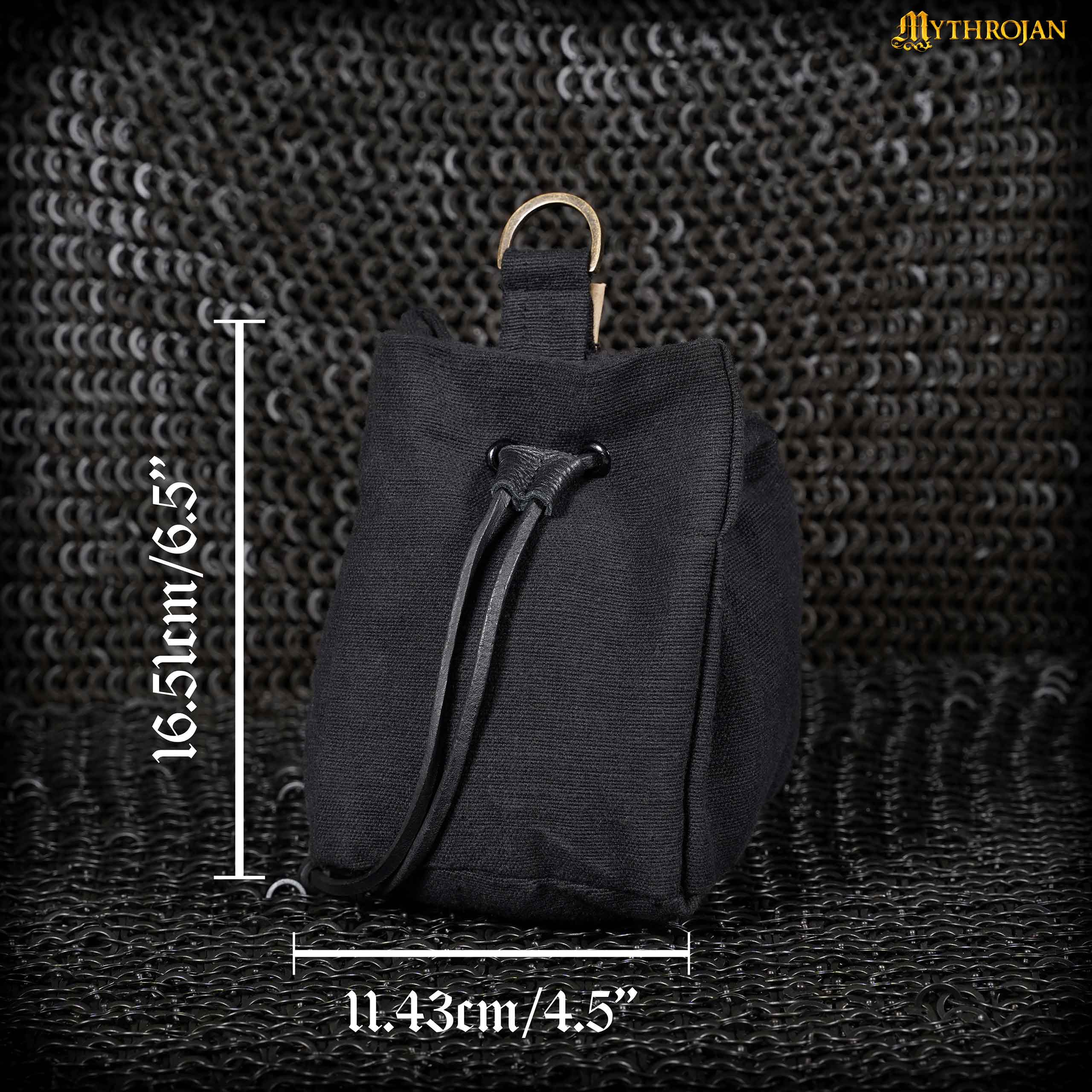 Mythrojan Drawstring Jewelery Belt Pouch