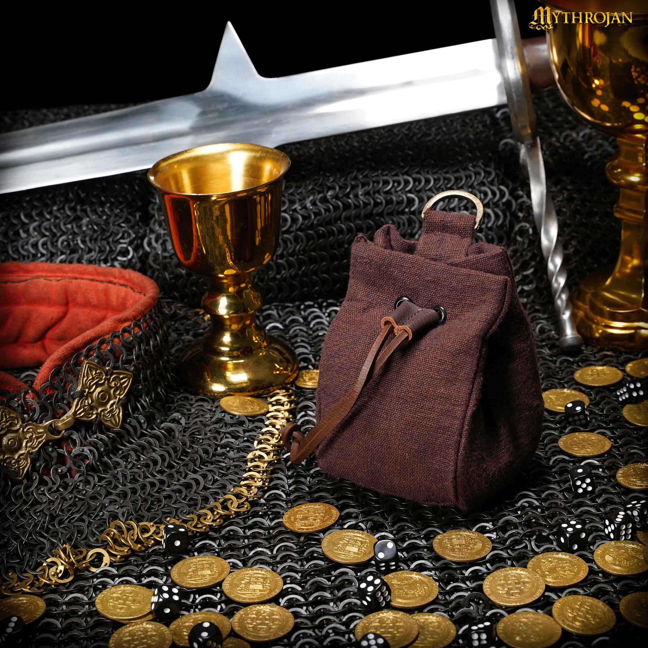 Mythrojan Drawstring Jewelery Belt Pouch