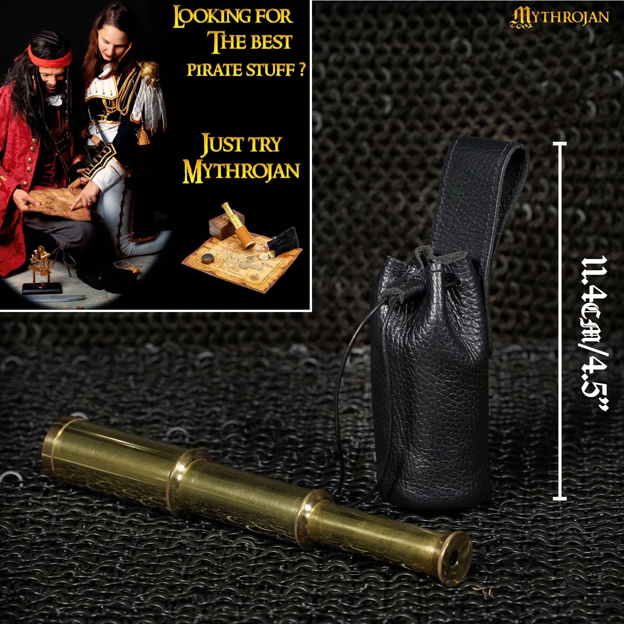 pirate spyglass pouch