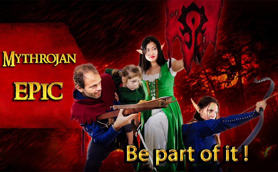 Mythrojan FOR THE HORDE Black WARCRAFT MEDIEVAL LEATHER JOURNAL 5 x 7 inches