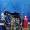 Mythrojan Viking Drinking Horn Tankard Tree of Life with Leather Strap 600ML Mythrojan Viking Drinking Horn Tankard Tree of Life with Leather Strap 600ML