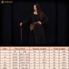 Maiden Medieval Dress Cotton Historical Gown - 300984BK 2 Maiden Medieval Dress