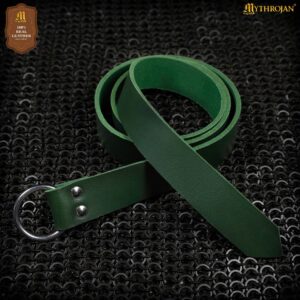 Mythrojan O Ring Medieval Leather Viking Belt