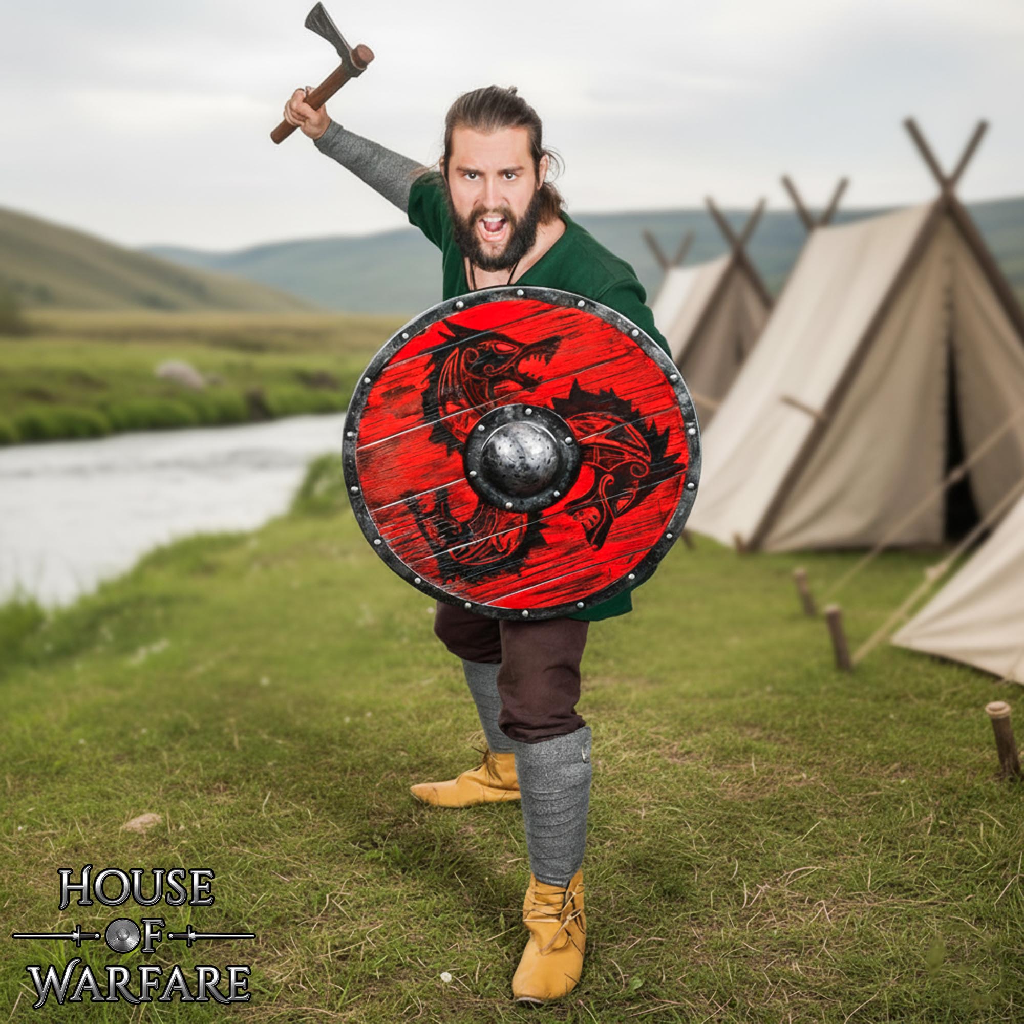 Viking, Saxon, Northern Woolen Arm Wraps - 3701717GY 6 Arm Wraps