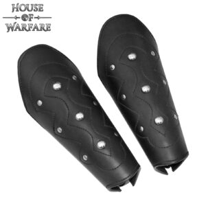Medieval Fantasy Warrior Leather Bracers