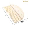 Mythrojan Wide teeth Handmade Germanic Bone Comb Mythrojan Wide teeth Handmade Germanic Bone Comb