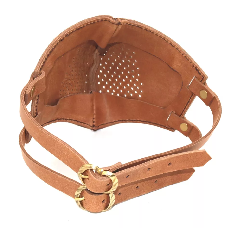 Mythrojan Leather Dust Filter Face Mask Steampunk
