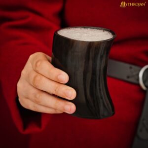 Viking drinking horn glass
