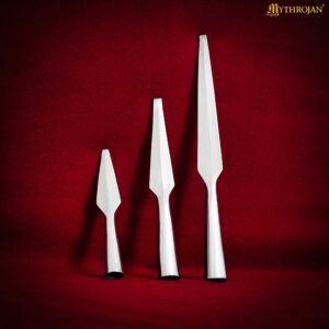 Mythrojan Medieval Spear Head Blunt Reenactment Battle SCA Viking Spearpoint