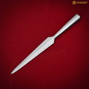 MYTHROJAN MEDIEVAL SPEARHEAD SHARP reenactment battle SCA Viking spearpoint MYTHROJAN MEDIEVAL SPEARHEAD SHARP reenactment battle SCA Viking spearpoint