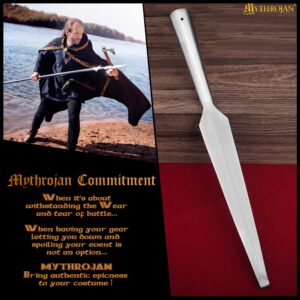 Mythrojan Medieval Spear Head Blunt Reenactment Battle SCA Viking Spearpoint