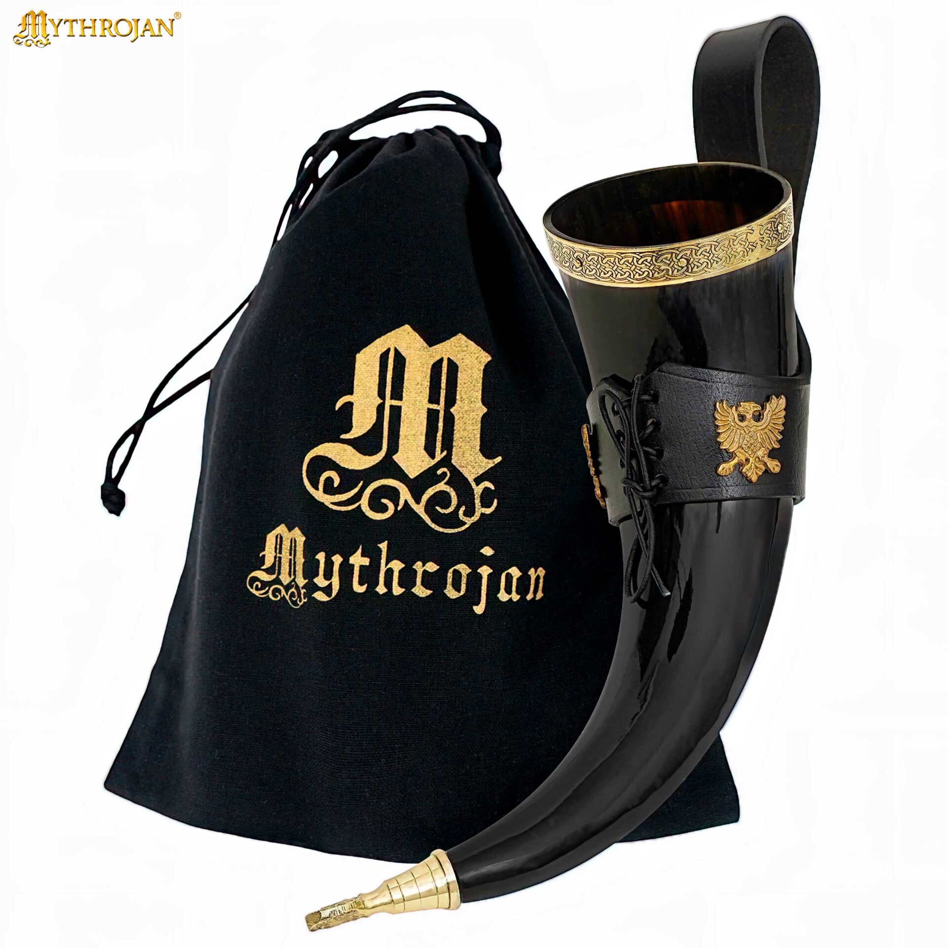 Viking drinking horn