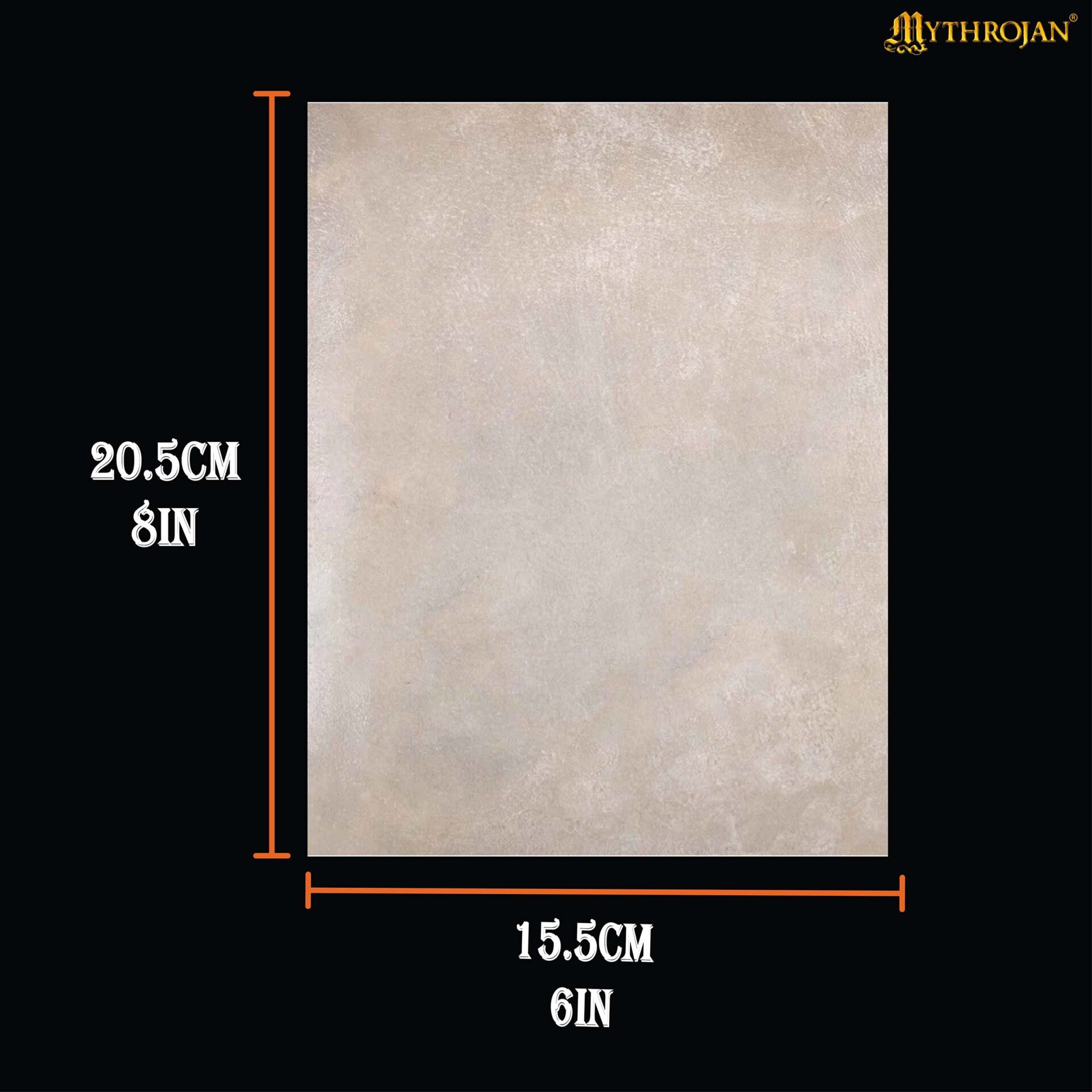 6×8 Inch Medieval Parchment Paper – Antique Aged Writing Sheet for Maps, Scrolls & Roleplay (1 Pc) parchment paper