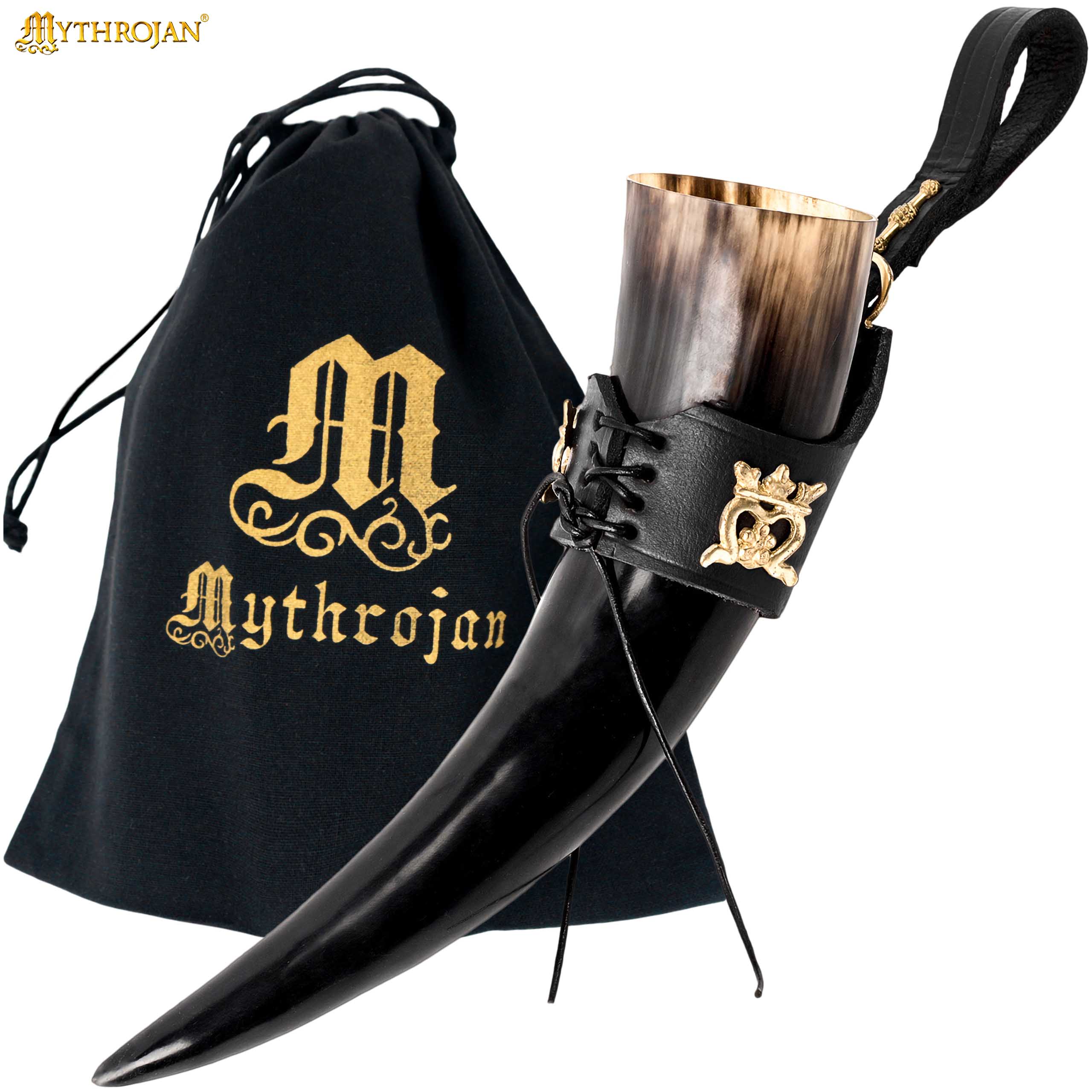 1+sac Viking drinking horn