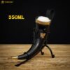 Viking drinking horn