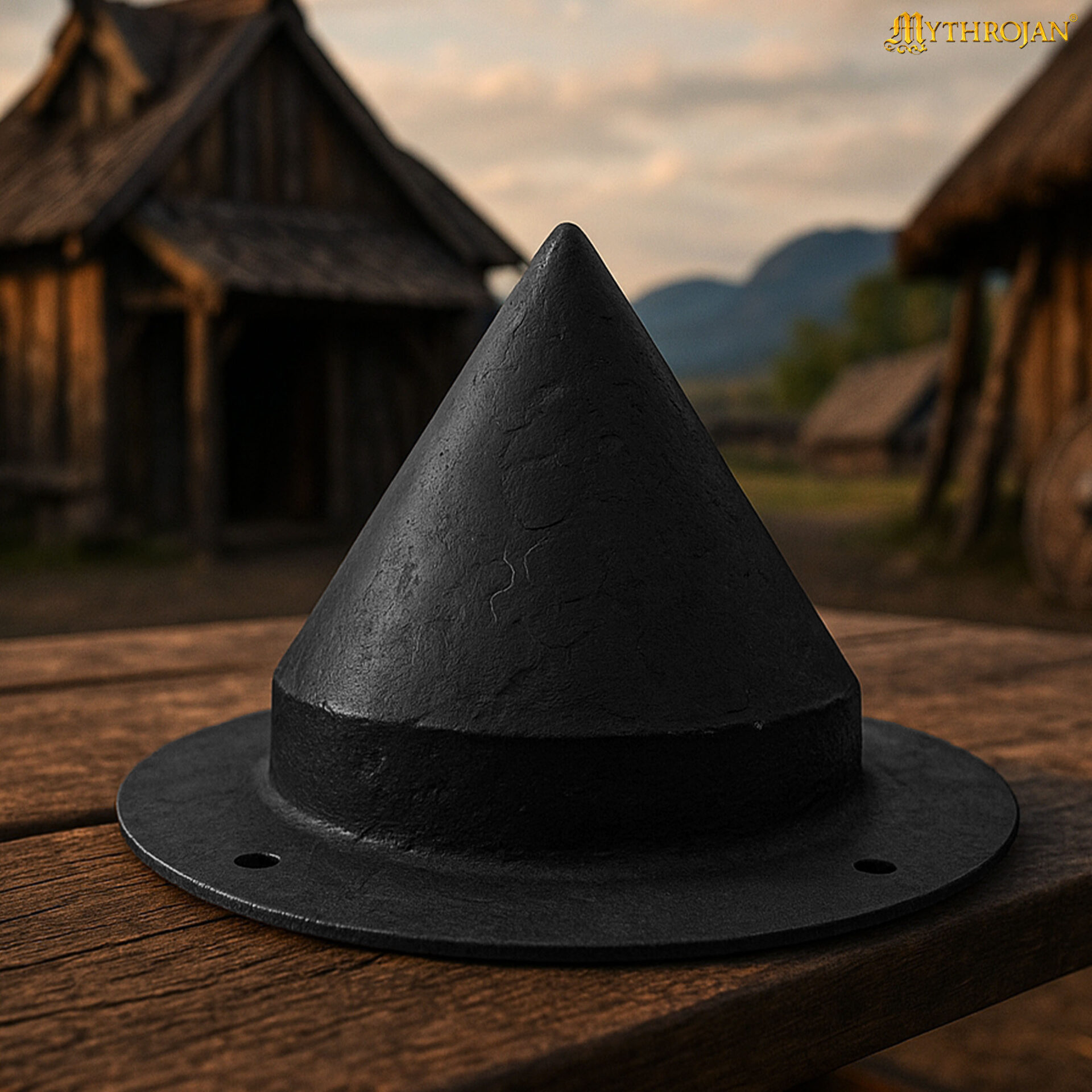 Germanic Shield Boss – 8″ Antique Black-300875AT Shield Boss