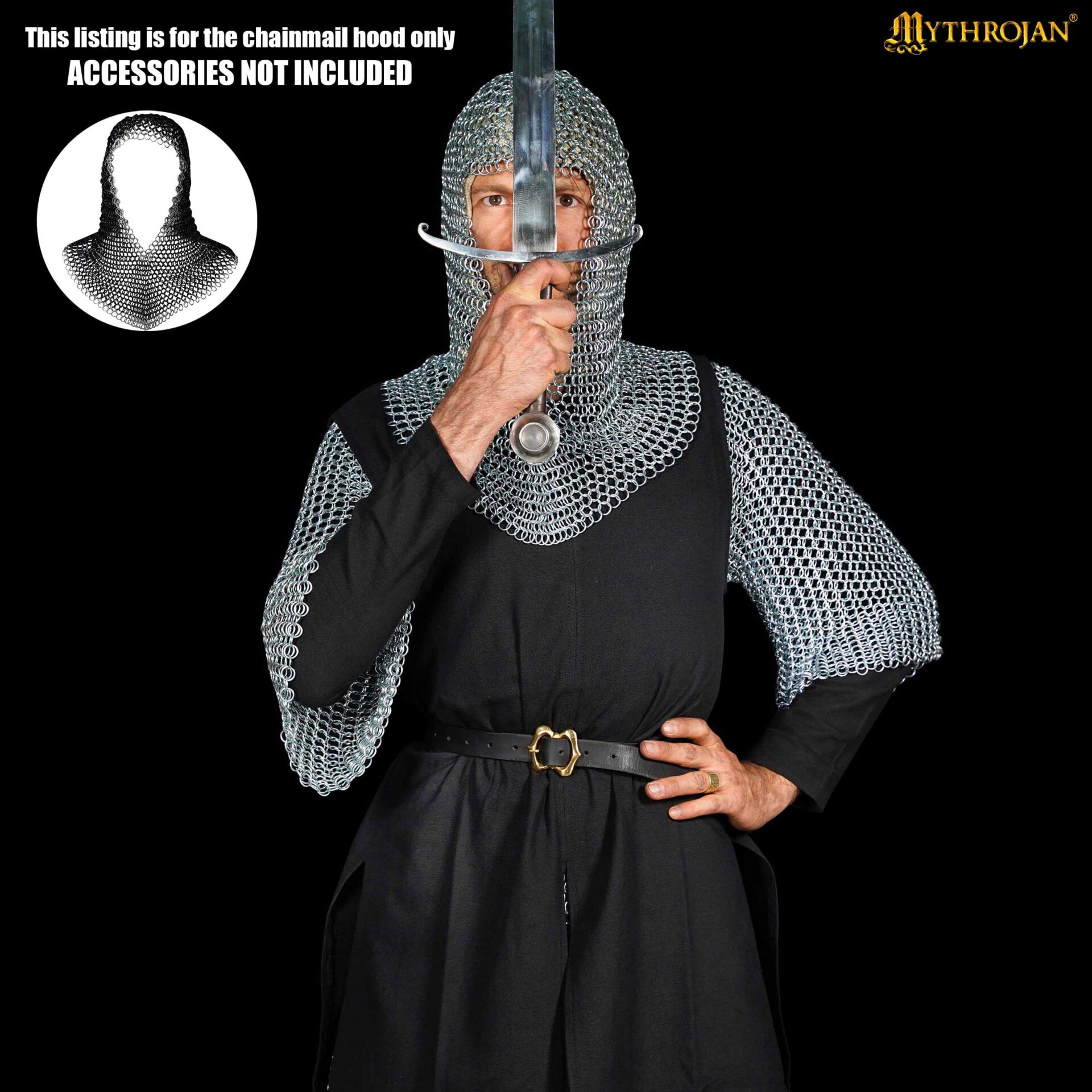 coif-v-face-mild-steel-butted-zinc-polish-10mm-16g-300051 4 chainmail coif