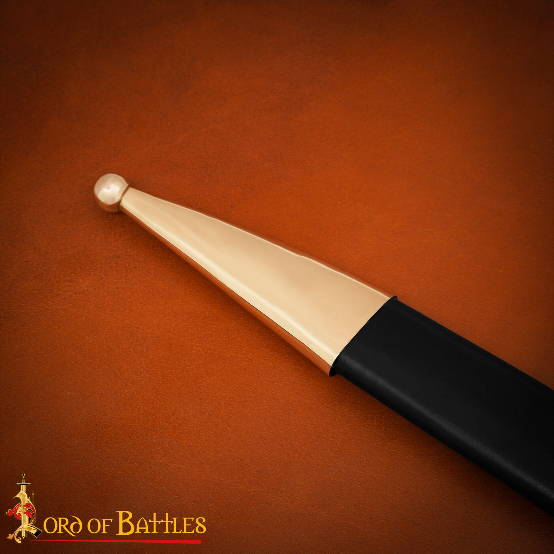 19th Century Collector’s Naval Cutlass Sword Carbon Steel Blade with Brass Guard & Leather Scabbard for Display Naval Cutlass Sword