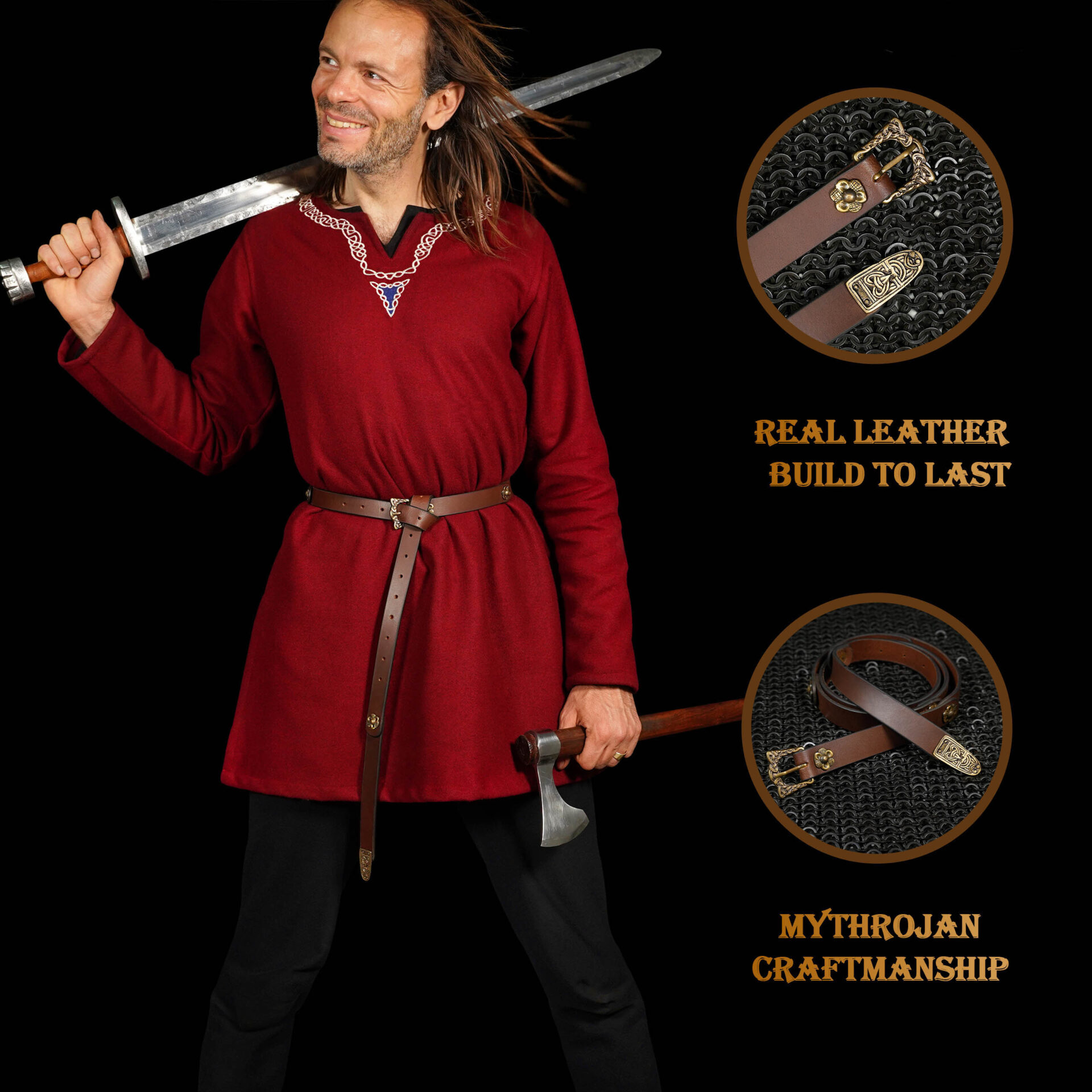 Mythrojan Medieval Viking Joint Belt