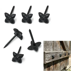 Studs in SOLID FORGED IRON Victorian, Colonial, Retro, Steampunck, Gothic, Baroque Medieval