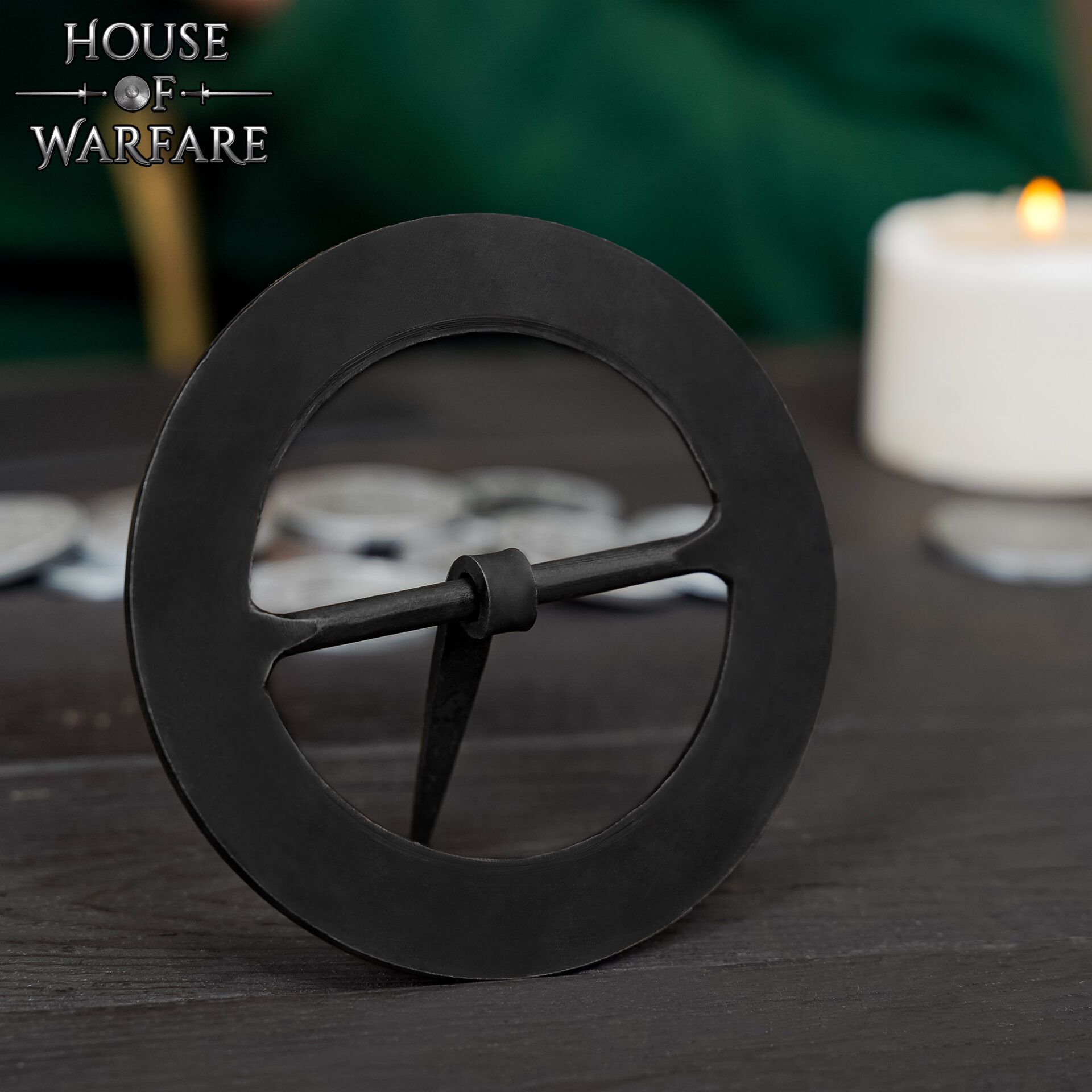 700288_3 Buckle Hand Forged Round Plain