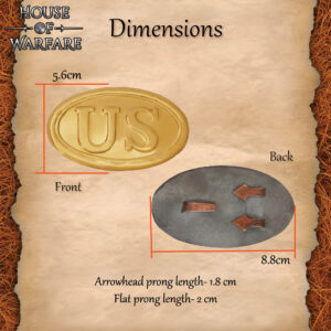 Union States Civil War Buckle Belt
