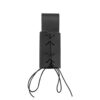 Leather Medieval Sword Frog Black
