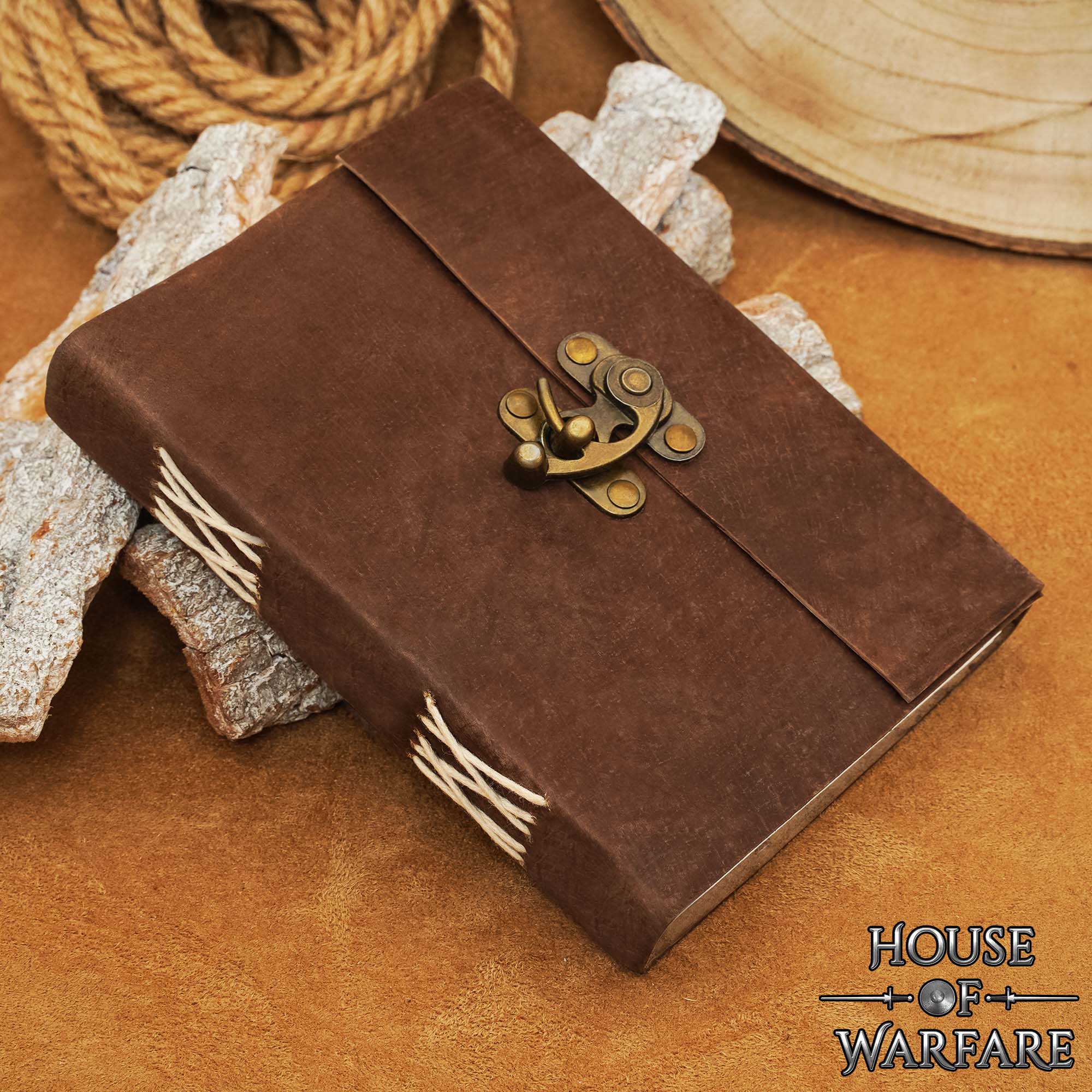 700806_6 Medieval Leather Diary with Lock