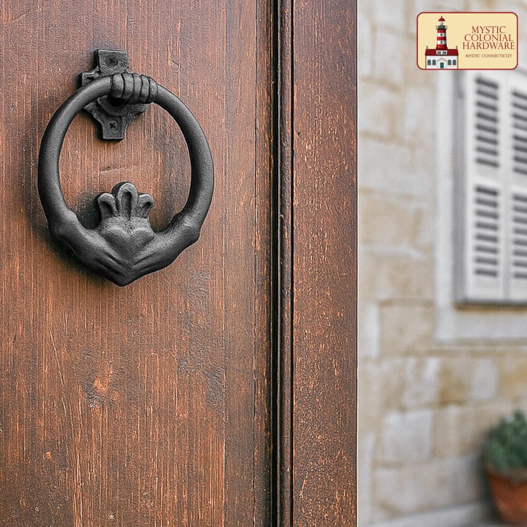 Claddagh Solid Forged Iron Door Knocker