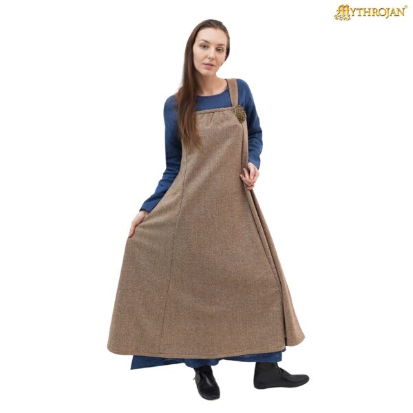 hilda hilda ニシン　エプロン　ヒルダヒルダ　スウェーデン Hilda Apron Dress – 100% Recycled Wool Diamond Twill
