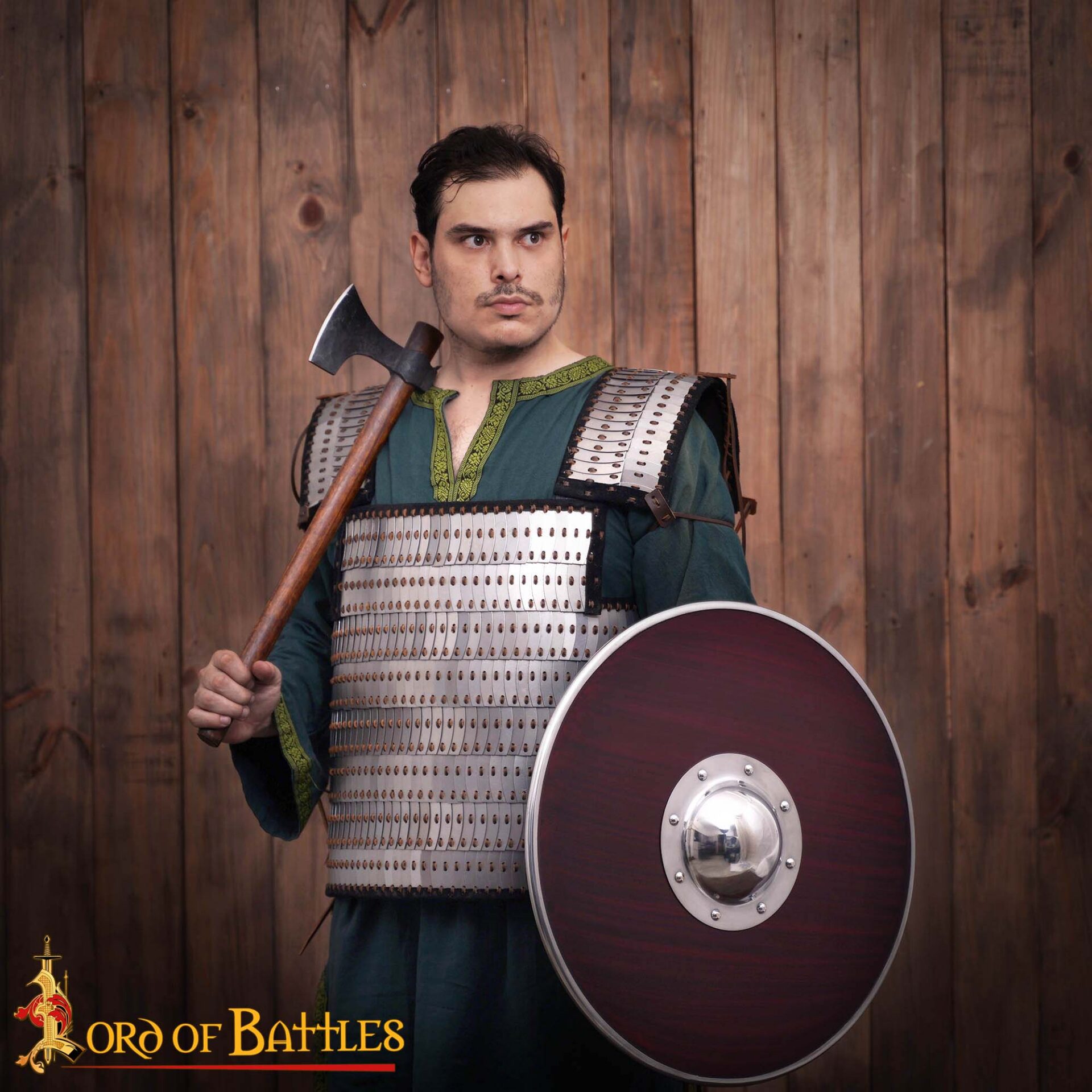 Medieval Lamellar Plate Armor – Riveted Plate Cuirass Medieval Lamellar Plate Armor