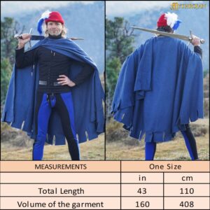 Half circle cape
