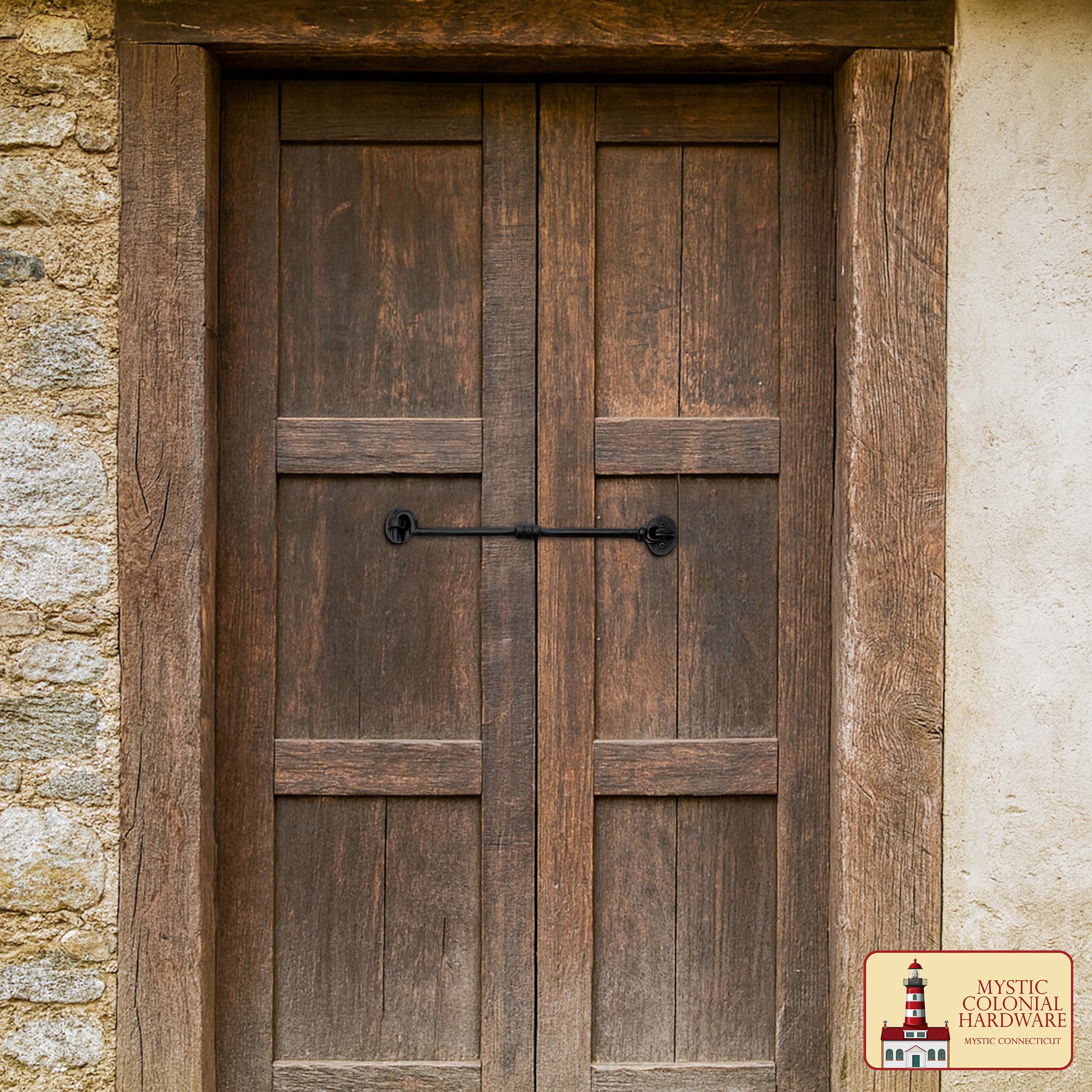 Rustic Cast Iron Hook and Eye Latch - 500247OB-12 1 iron hook and eye latch