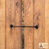Rustic Cast Iron Hook and Eye Latch - 500247OB-12 iron hook and eye latch