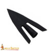 13th Century Hand-Forged Broadhead Arrowhead Medieval Bodkin Style-26004 3 Late Medieval Swallow Tail Hunting Arrowhead with Genuine Leather Sheath