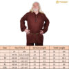 Raider Viking Medieval Cotton Tunic-300864BR 2 Mythrojan adventurer shirt