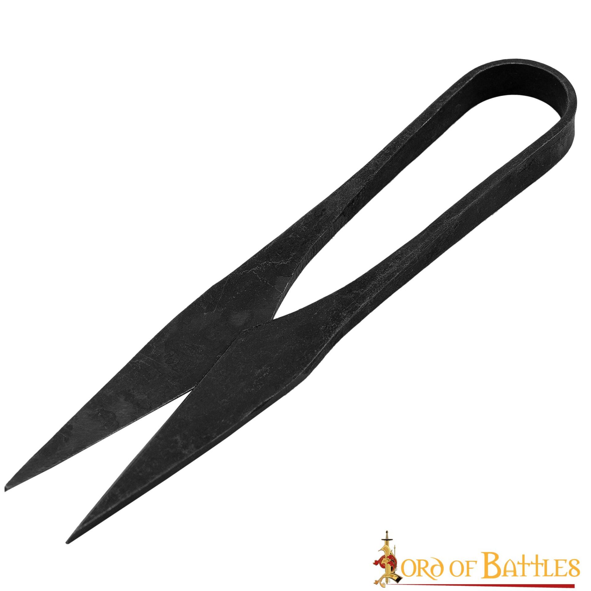 1-26-3 Antique Iron Yarn Snip Scissors Hand Forged Fully Functional Accessory