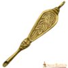 Ornate Viking Pure Solid Brass Ear Cleaner Fully Functional Accessory